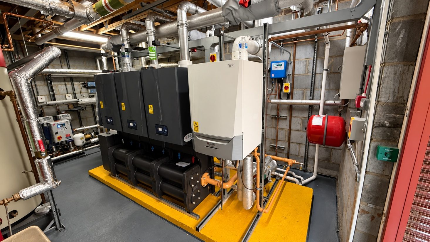 New boiler plant installed by Preou at The Linden Centre